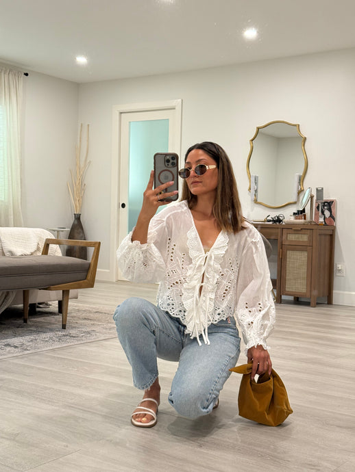 Eyelet Blouse