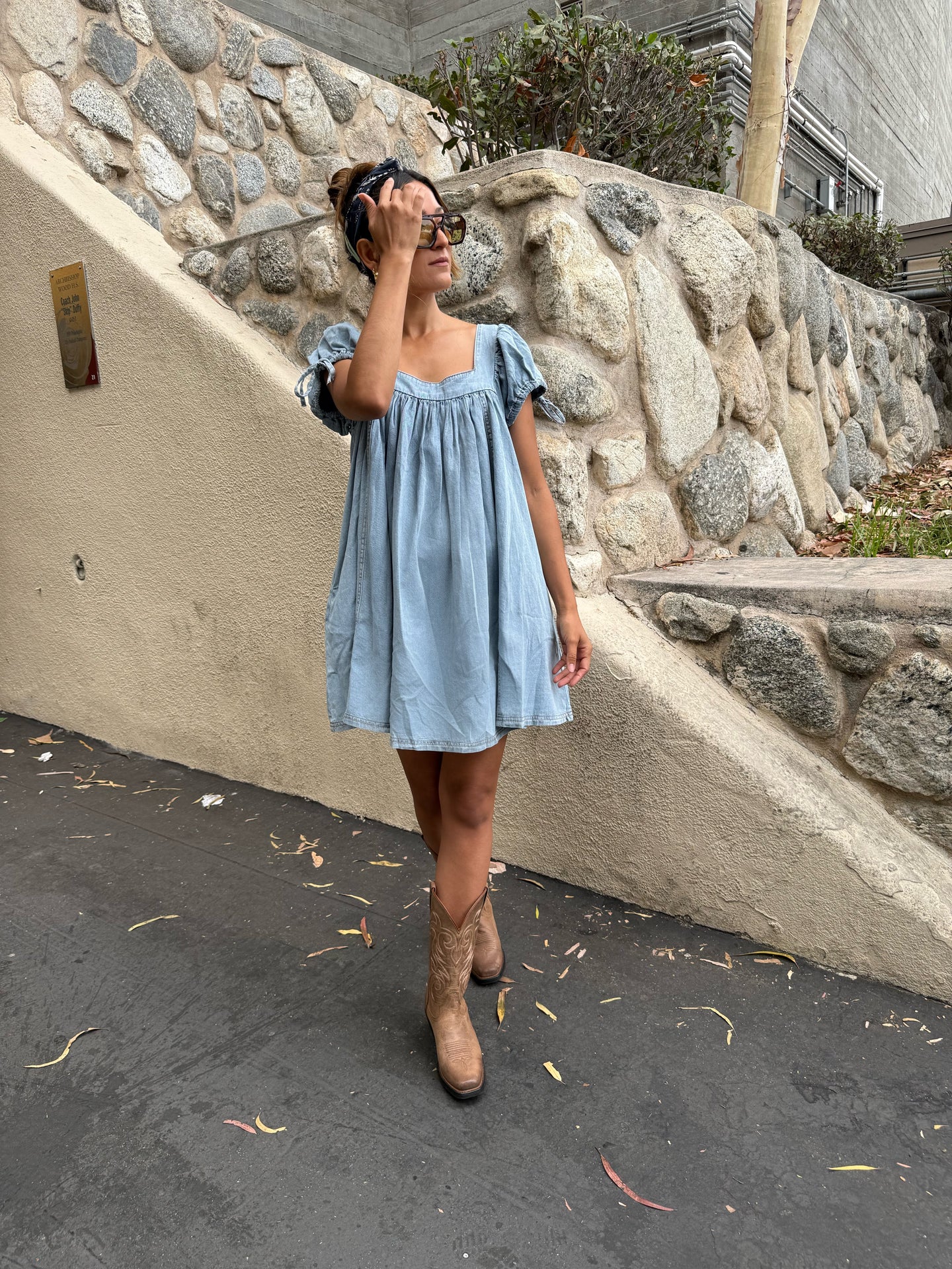 Nora denim dress