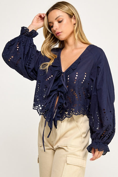 Eyelet Blouse