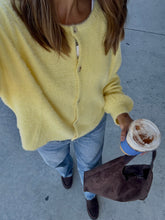 Load image into Gallery viewer, Buttery Yellow Cardigan