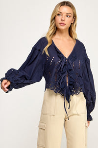 Eyelet Blouse