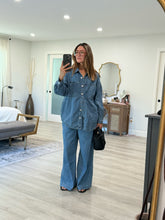 Load image into Gallery viewer, Denim Wide Leg Pants