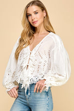 Load image into Gallery viewer, Eyelet Blouse
