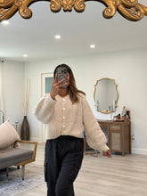 Load image into Gallery viewer, Fuzzy Knit Cardigan